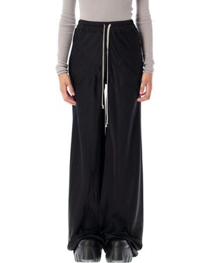 Rick Owens Concordians Drawstring Bias Trousers - Schwarz