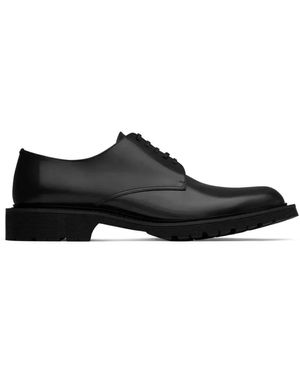 Saint Laurent Army Leather Derbies - Zwart
