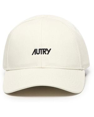 Autry Sombrero de béisbol de crema bordada de - Blanco