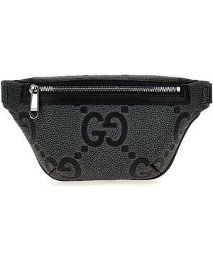 Gucci Gürteltasche "Jumbo Gg". - Schwarz