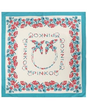 Pinko Scarf Silk-Blend - Blue