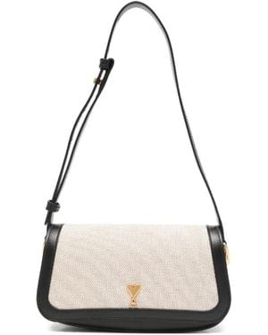 Ami Paris Sac Porte Epaule Paris Paris - Schwarz