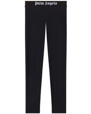Palm Angels Bandeau Logo Leggings - Blue