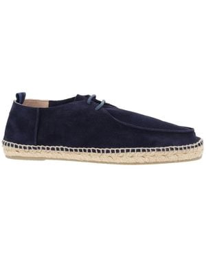 Castañer Bovine Leather Flat - Blue