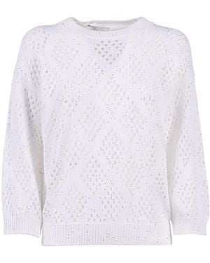 Peserico Strickpullover - Weiß
