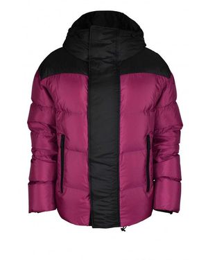 DSquared² Burgundy And Quilted Jacket - Purple