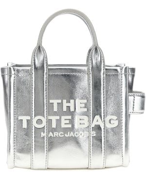 Marc Jacobs 'The Metallic Leder Crossbody' Crossbody Bag ' - Weiß