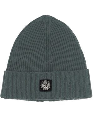 Stone Island Beanie Hat - Green