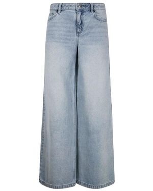 デニム・ジーパン Michael Kors FW25 RELAXED WIDE LEG JEAN (MT5907MHNG 968) MICHAEL Michael Kors Wide-leg jeans for Women | Online Sale