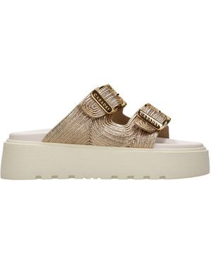 Casadei Sandalen Golden - Mehrfarbig