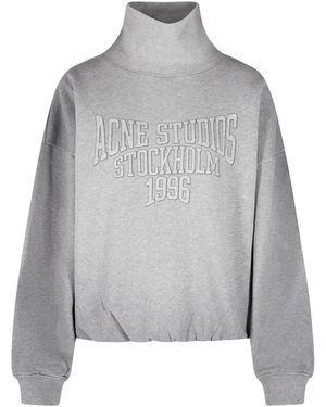 Acne Studios Cotton Sweatshirt - Grey