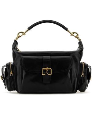 Chloé Black Leather Large Shopping Bag