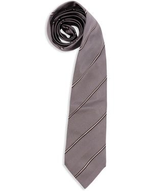 Brunello Cucinelli Seidenkrawatte - Grau