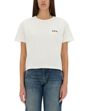 A.P.C. "Petit VPC" T -Shirt - Weiß