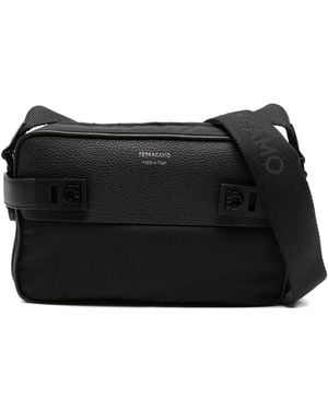 Ferragamo Nylon Crossbody -Tasche - Schwarz