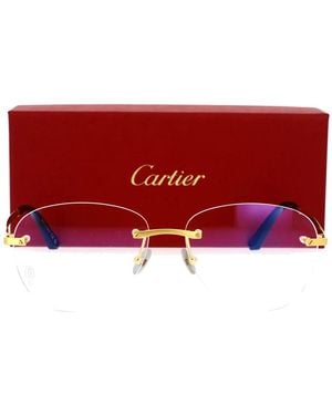 Cartier Ct0254 O Eyeglasses - Red