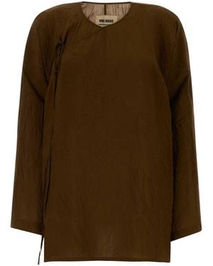 Uma Wang Tanesha Top - Brown