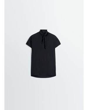 Lemaire Foulard-top Met Korte Mouwen - Zwart