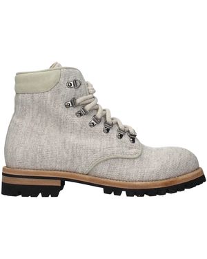 Eleventy Fabric Ankle Boots - Grey