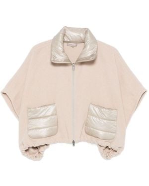 Herno Powder Wool-Cashmere Jackets - Natural