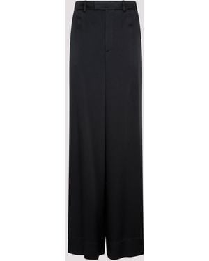 Saint Laurent Losse Pasvorm Broek - Zwart