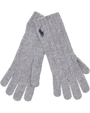 Ralph Lauren W Cs Cls Cbl Handschuh - Weiß