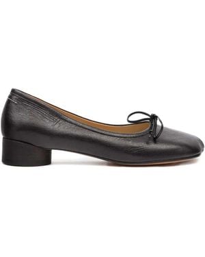 MM6 by Maison Margiela Knotted Court Shoes - Brown