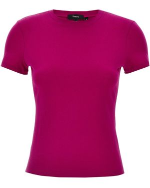 Theory Theorie 'eenvoudig' T -shirt - Roze