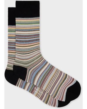 Paul Smith Herren Sock Spring Sig - Schwarz