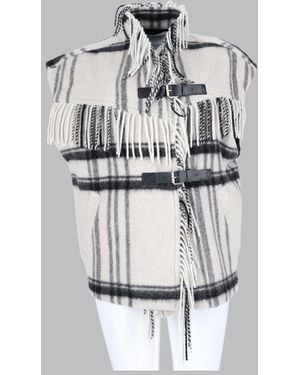 Isabel Marant Inspired Multicoloured Lightweight Jacket - Grey