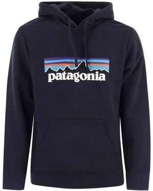 Patagonia Cotton Blend Hoodie - Blue