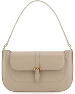 BY FAR Cappuccino Leather Miranda Shoulder Bag - Multicolour