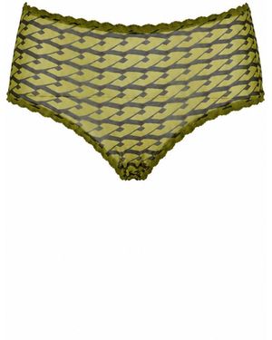 Laura Urbinati Tulle Slip - Green