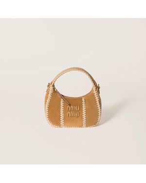 Miu Miu Borse Camoscio Crochet - Multicolour