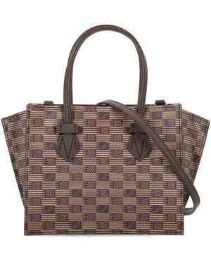Moreau Bregancon Stand Up Mini Bag - Brown