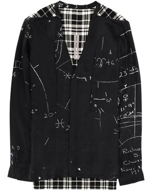 Rick Owens "Larry Fogpocket" Shirt - Black
