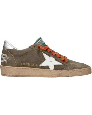 Golden Goose Ball Star Suede/ Trainers - Brown