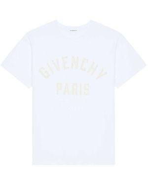 Givenchy Logo Print T Shirt - White