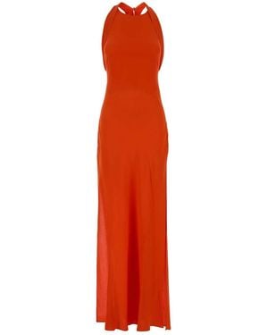 Blumarine Marocaine Long Dress - Red