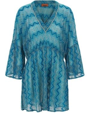 Missoni Knitted Dress - Blue