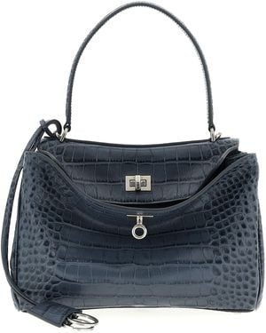 Balenciaga Kleine Handtasche "Rodeo" von - Blau