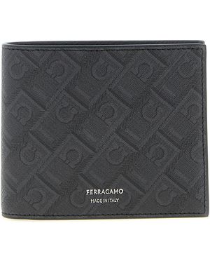 Ferragamo Geldbörse " Monogram". - Grau