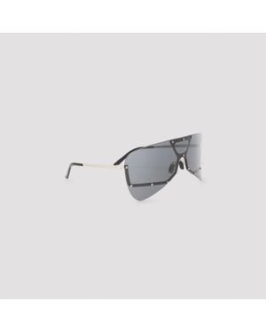 Rick Owens Tower Sunglasses - Metallic