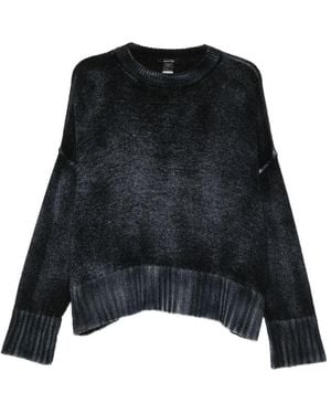 Avant Toi Wool Blend Oversized Jumper - Black