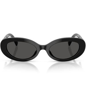 Dolce & Gabbana Sonnenbrille Dg4537 501/87 X Devotion Schwarz/Dunkelgrau Damen