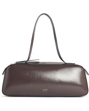 KHAITE 'Simona' Lear Bag - Brown