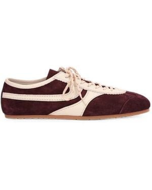 Dries Van Noten Sneakers Aus Wildleder - Braun