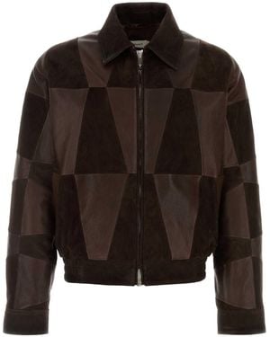 Versace Blouson Leather - Brown