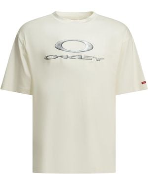 Oakley "New Retro Tee X Metal 3.0" Crew Neck T Shirt - White