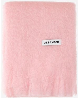 Jil Sander Scarf Mohair-Blend - Pink